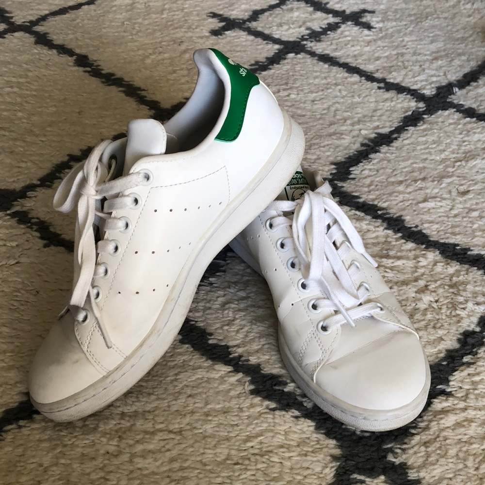 Adidas Stan Smith Sneakers - White/Green
